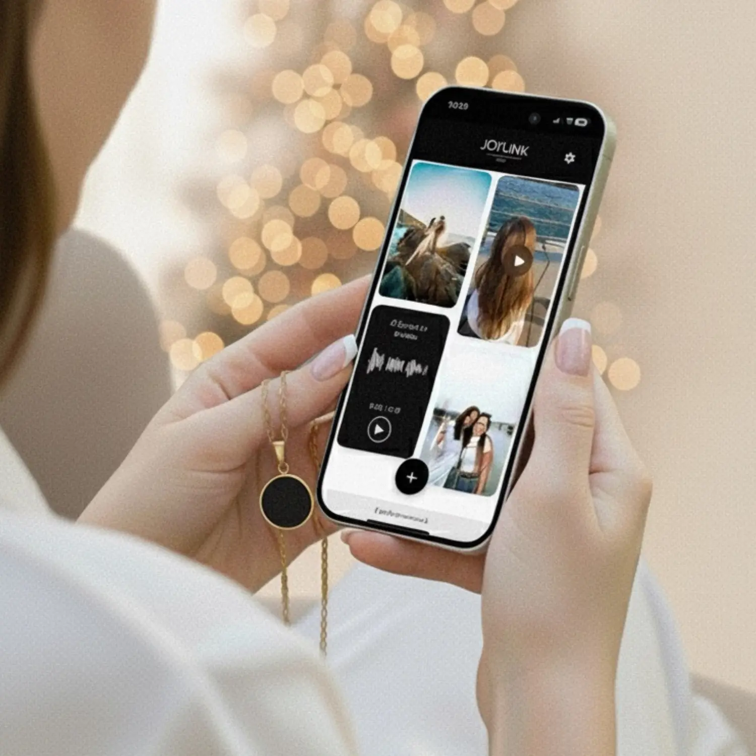 Pendentif NFC souvenir pour honorer la mémoire d'un défunt, bijou Joylink