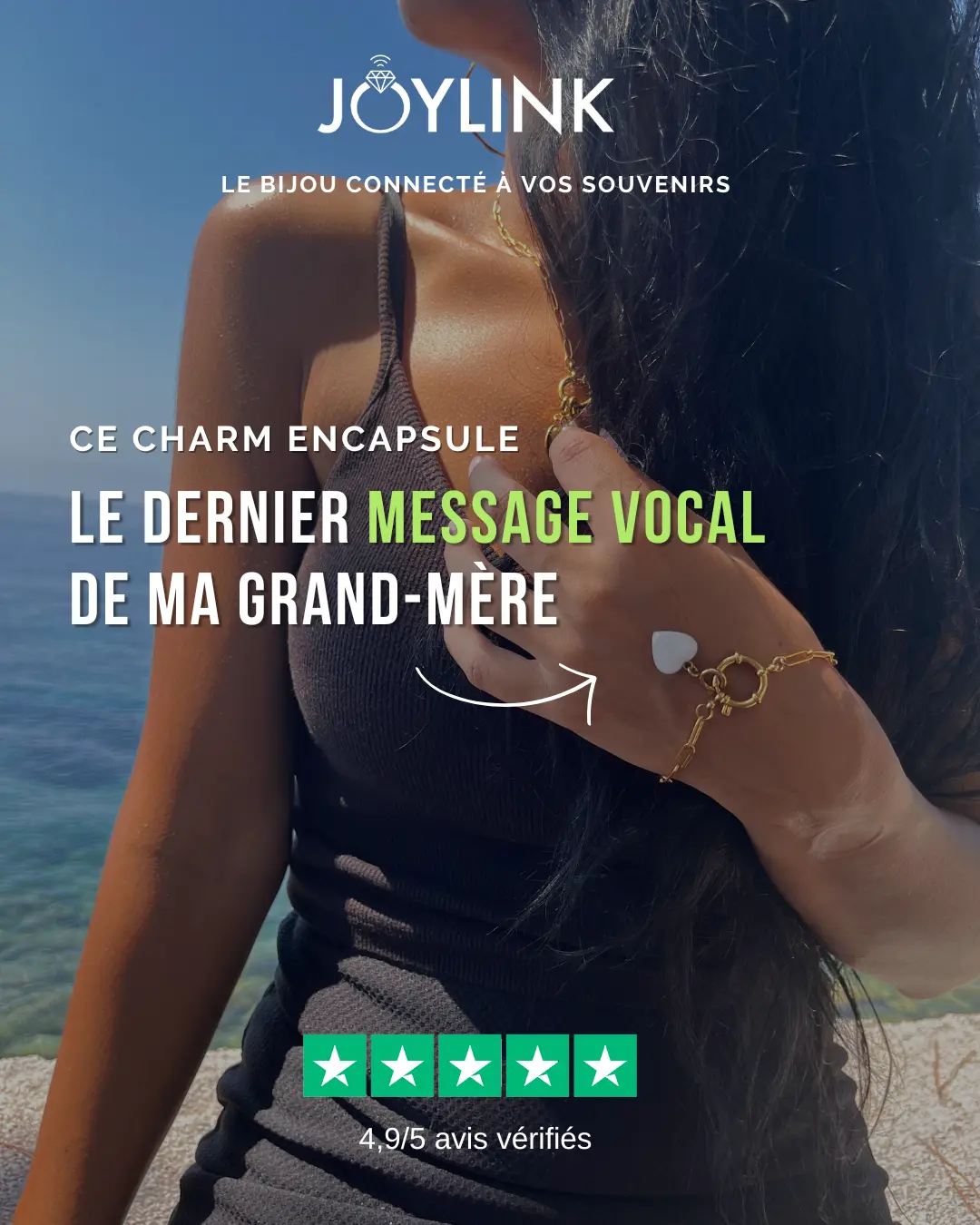 Bijou souvenir connecté Joylink avec message vocal